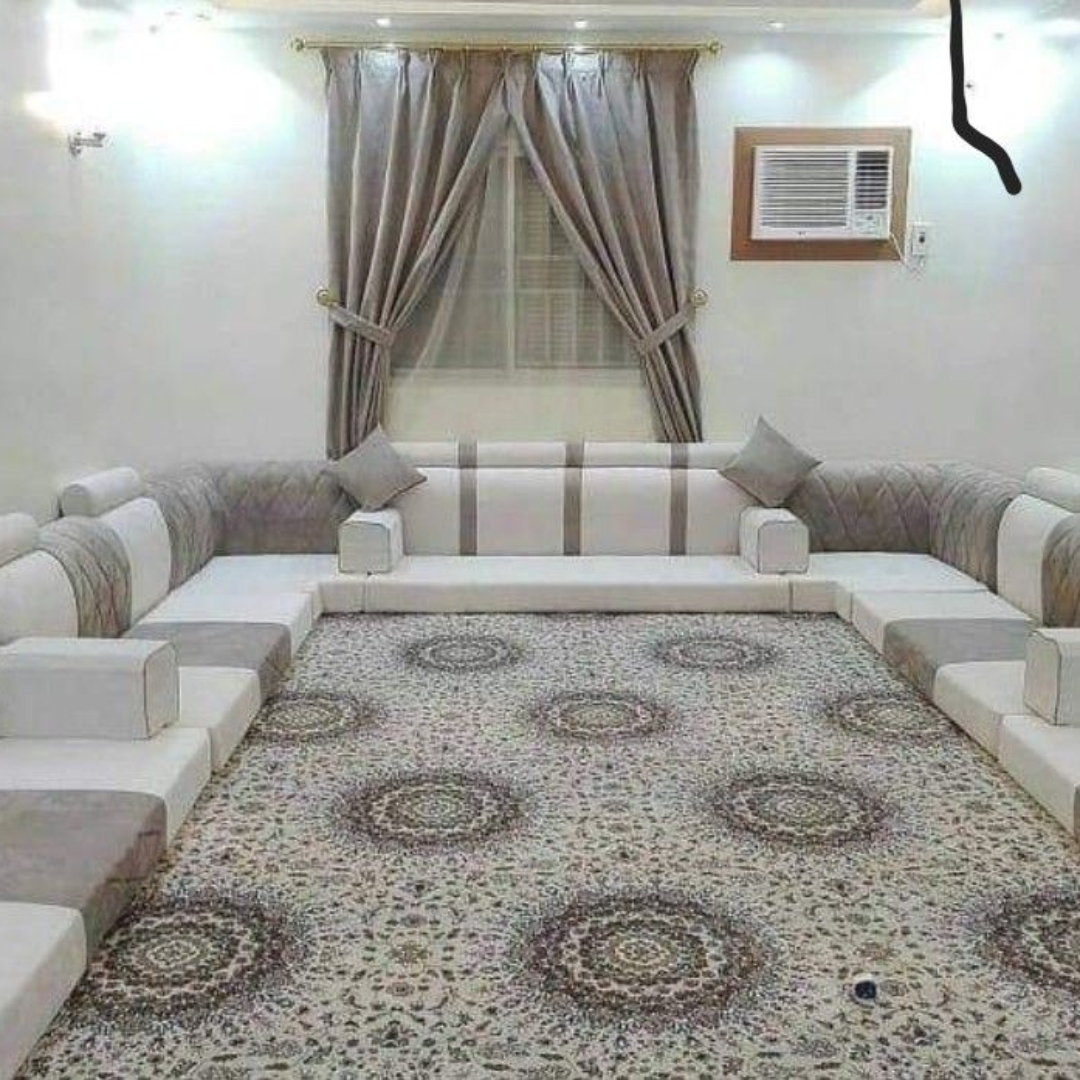 Classic Majlis Set — Cream & Gold