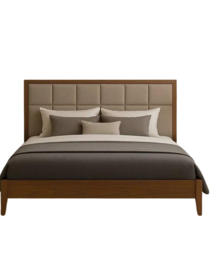 Royal King Bed — Classic Wooden Frame