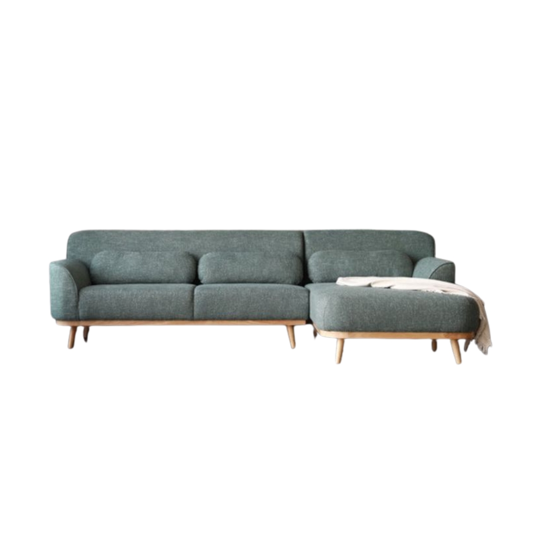 Elite Wooden Sofa Set — Carved Frame