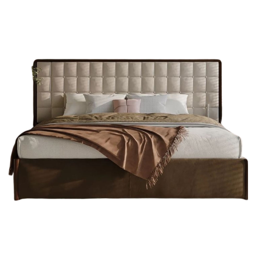 Sultan Upholstered Bed — Velvet Edition