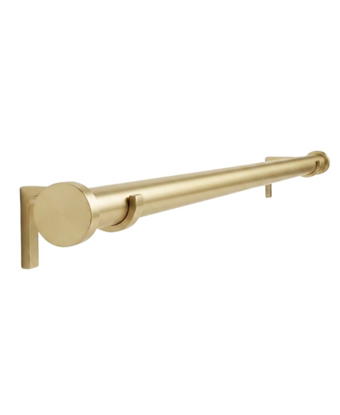 Royal Gold Curtain Rod — Decorative Finials
