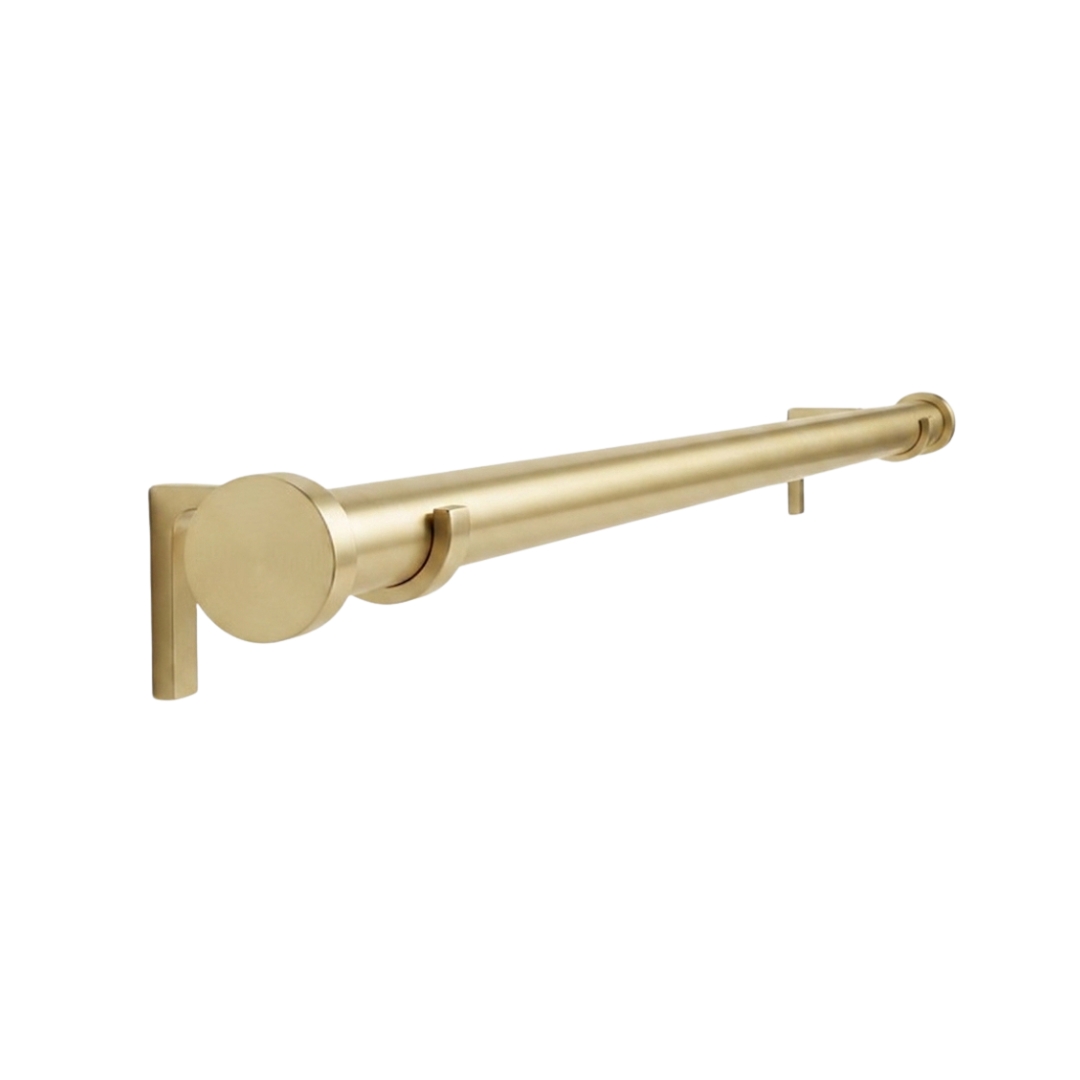Royal Gold Curtain Rod — Decorative Finials