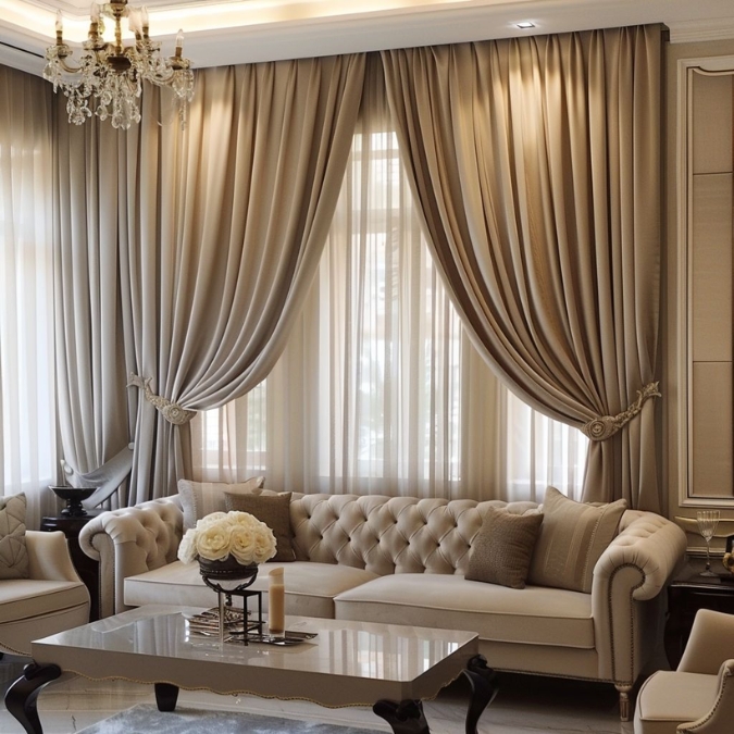 Sage Green Eyelet Curtain — Linen Collection