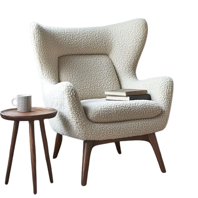 Heritage King Sofa — Cream Velvet