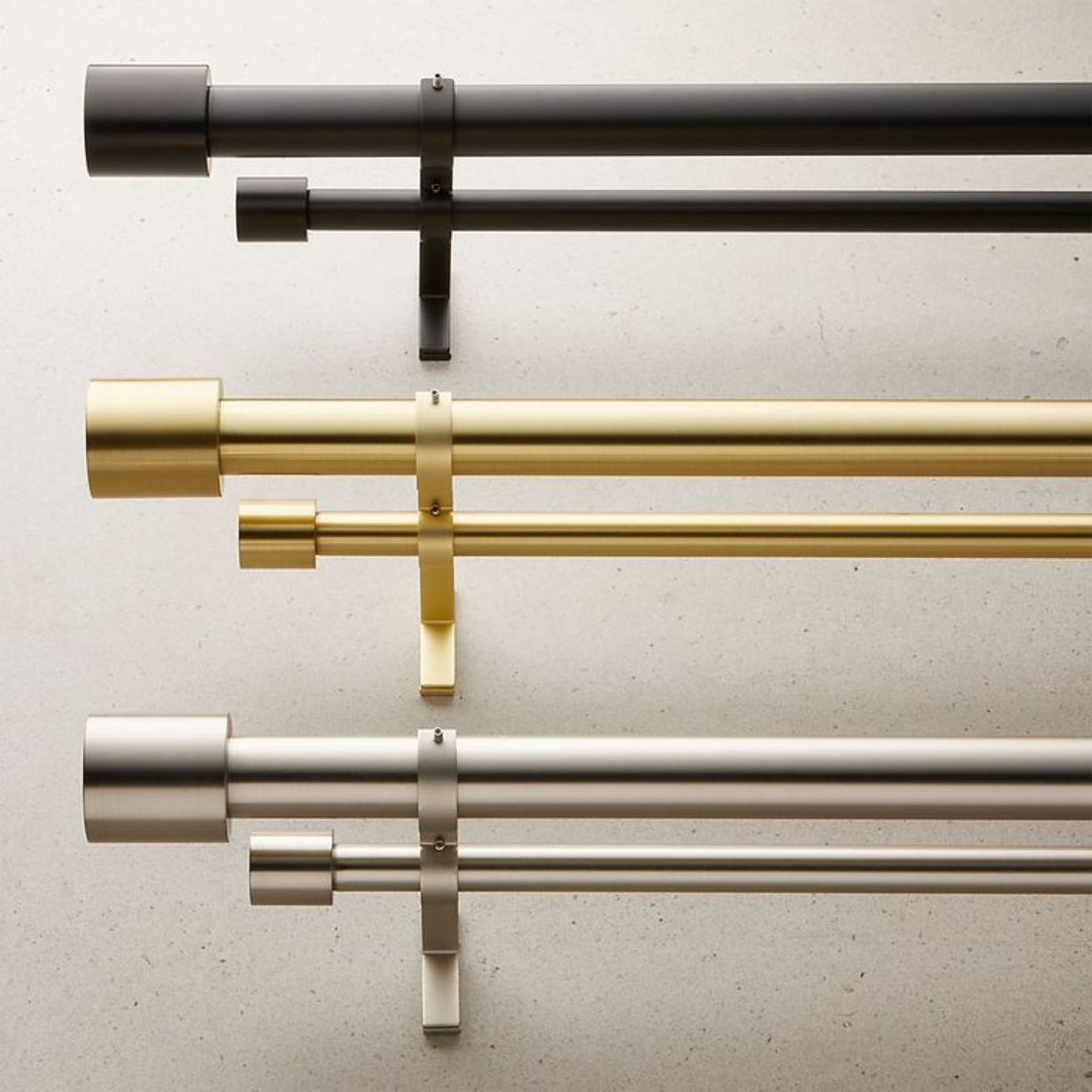curtains rod for wall